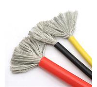 Electrical wire, 5 Meters Ultra Flexible Heat-resistant Cable Soft Silicone Copper High Temperature Wire 30AWG to 8AWG Connector(Purple,15AWG)