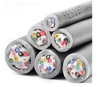 Electrical wire, 50m high flexibility CNC twisted pair shielded cable wire 2/4/6/8/10/12core 26-17AWG TRVVPS Oil resistant and bending(6 Cores,26 AWG 0.15m㎡)