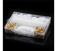 Electrical Wire Connector Terminal Kit - 580 Pieces 50 Sets - 2.8 mm 2 3 4 6 9 Pin Male and Female Housing with Fixed Hook - Compatible with Cars Motorcycles ATVs Boats and