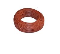 Electrical Wire,Flexible Cable Red Silicone Rubber Far Infrared Warm Floor Room Thermostat Carbon Fiber Heating Cable(50m)