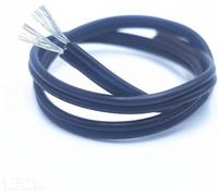 Electrical wire, High Temperature Soft Parallel Wire, 26AWG 3P 4P 8P Black White Tinned Copper, Special Flexible Line, 10M Silicone Cable Soil Electronics(26awg 2pin)