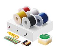 Electrical Wire-HuLuWa 0.34mm² 22 AWG PVC Electrical Wire 5 Colors(8 Meters/26Feet Each) Copper Wire Stranded Wire,Hook up Kit,for DIY Ships,Lamps,Household Appliances,Meters Ect.