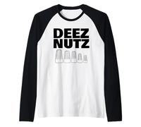 Electrical Wire Nuts Deez Nutz Raglan Baseball Tee