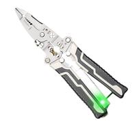 Electrical Wire Strippers - 21.5cm Electronic Cable Stripper - Terminal Crimper | Multi-Function Ergonomic Handle Precision for RV Systems Appliance Repair Network Cabling Marine Home