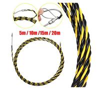 Electrical Wire Threader 5/10/15/20M Electrician Threading Device Wire Cable Running Puller Lead Construction Tools Set(5m)