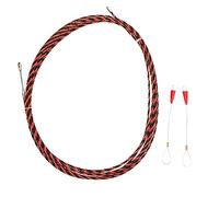 Electrical Wire Threader, Electrician Threading Device with Flexible Leader and 2 Cable Fasteners, Steel Plastic Sheath Cable Puller for Wall Floor Conduit (20M (including two wire harnesses))