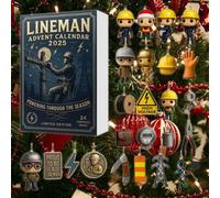 Electrician Advent Calendar 2025 - 24 Days of Electrical Surprises, Christmas Countdown Gift for Electricians, Tradesmen, Workers, Unique Gift for Professionals