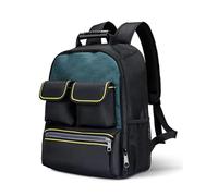 Electrician Backpack Large Tool Bag for Multi Storage with Waterproof Oxford Fabric and Ergonomic Shoulder Straps Reinforced Bod Backpack