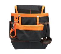 Electrician Belt Bag Durable 600D Oxford Cloth Tool Bag with 8pcs Pockets Hardware Tool Waist Bag for Carpenters Gardeners Electrician
