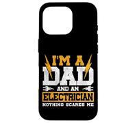 Electrician Dad Father Vintage I'm A Dad And An Electrician Case for iPhone 16 Pro