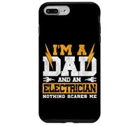 Electrician Dad Father Vintage I'm A Dad And An Electrician Case for iPhone 7 Plus/8 Plus