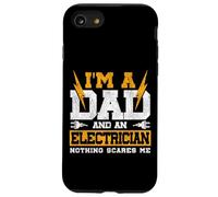Electrician Dad Father Vintage I'm A Dad And An Electrician Case for iPhone SE (2020) / 7/8