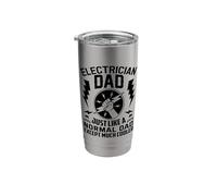 Electrician Dad Just Like A Normal Dad Except Much Cooler Stainless Steel Insulated Tumbler