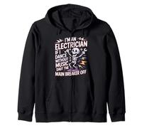 Electrician Dancing, Shut the Main Breaker Off - Zip Hoodie