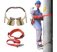 Electrician Foot Buckle, Adjustable Pole Climbing Spikes for Safe Maintenance/Hunting/Beginners, Sharp Claw Buckle Tree Climbing Gear, Tree Climbing and Rock Tool