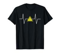 Electrician Heartbeat EKG Pulse Electricity T-Shirt