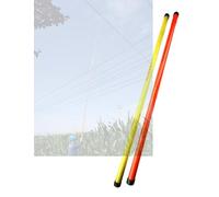 Electrician Height Measuring Rod Telescopic for Power Line and Telecom Tower Measurement,High-Voltage Measuring Rods with Portable Bag(Orange,800cm)