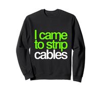 Electrician Humor Funny Electrical Worker Tradesman Pun Sweatshirt