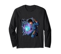 Electrician Live Panel Arc Anime Style Art Long Sleeve T-Shirt
