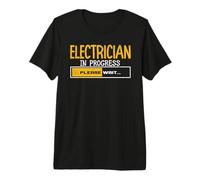 Electrician Loading Electrical Worker Journeyman Wireman Premium T-Shirt