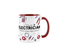 Electrician Mug Fun Trades Gift - White Coffee/Tea Present