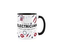 Electrician Mug Fun Trades Gift - White Coffee/Tea Present