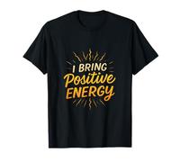 Electrician novelty I Bring Positive Energy Graphic T-Shirt