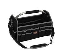 Electrician Open Toolkit Bag - Large Capacity Multi-Pocket Organizer with Sturdy Handle & Adjustable Shoulder Strap | Portable Tool Storage for Professionals | Gifts for Men