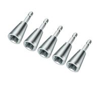 Electrician Parallel Connector for Wire Twisting, 5.9cm Cast Steel Stranding Tool with Silver Finish, Compatible with Stranded Wires, Ergonomic Design for Efficient Wiring (5pcs)