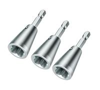 Electrician Parallel Connector for Wire Twisting, 5.9cm Cast Steel Stranding Tool with Silver Finish, Compatible with Stranded Wires, Ergonomic Design for Efficient Wiring (3pcs)