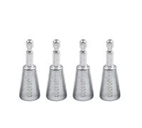 Electrician Parallel Connector Wire Twisting Tool for Stranded Wire, High for Precision Cast Steel, 5.9cm Silver (3-Pack)