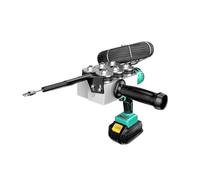 Electrician Pipe Threading Machine Wire Threader Wall Wiring Electric Cable Push Puller Tools Through Equipment Strong Pulling Force(One Battery)