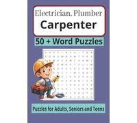 Electrician, Plumber, Carpenter word search puzzle book