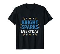 Electrician Pride Bright Sparks Everyday Lightning Art T-Shirt