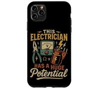 Electrician Pun Vintage Retro This Electrician Has A Huge Case for iPhone 11 Pro Max