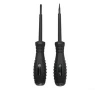 Electrician Screwdriver Set with Voltage Tester 12-220V ACDC Induction Pen High-Torque Insulated Tool for Electrical Work Slotted Cross for pz Heads Soft Handle(2pcs/set)