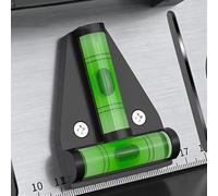 Electrician Socket Position Level Ruler Accurate Template and Wiring Locator for Circuit Design (A)
