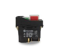 Electrician Switch KLD-28 KLD-28A Electromagnetic Start Button Machine Tool Accessories IP55 Magnetic 28A 1Pcs(KLD28A 5PIN)