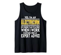 Electrician Talks to Self Needs Expert Advice Tank Top