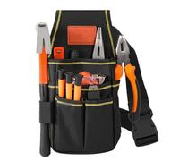 Electrician Tool Bag - Multi-Layer Electrician Tool Bag | Waist Tools Pouch Belt | Heavy-Duty Thicken Adjustable Organizer for Construction Automotive Repair Industrial Warehouse Gardening