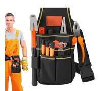 Electrician Tool Bag, Tool Pouch Belt, Waist Gardening Organizer with Heavy Duty Durability and Adjustable Fit for Construction, Automotive, or Industrial Use