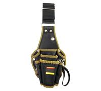 Electrician Tool Pouch, Small Utility Belt Holster, Durable Oxford Cloth Waist Bag, Multi-Pocket Organizer 34.2x13cm Ideal for Carpenters, Construction, Technicians