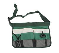 Electrician Tool Pouch Waist Bag Durable Multi Pocket Adjustable Belt for Electricians Handymen Contractors Oxford Cloth Green Black 34x24cm (Green)