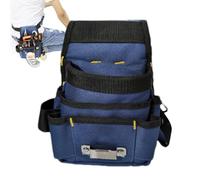 Electrician Tool Waist Pouch | Belt Tool Bag Electrician Waist Tool Pouch | Portable Heavy Duty Tool Belt Multi-Pocket Tool Organizer for Electricians & Carpenters