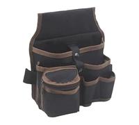 Electrician Tools Belt Storage Waist Bag Screwdriver Holster Working Holder Drill Organizer Pouch Versatility Waterproof Toolkit for Carpenter(Coffee)