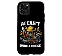 Electrician Vs. AI Electrical Engineer Cannot Replace Humor Case for iPhone 11 Pro
