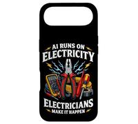 Electrician Vs. AI Electrical Engineer Cannot Replace Humor Case for iPhone Air