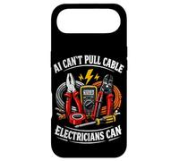 Electrician Vs. AI Electrical Engineer Cannot Replace Humor Case for iPhone Air