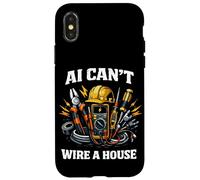 Electrician Vs. AI Electrical Engineer Cannot Replace Humor Case for iPhone X/XS