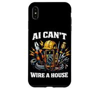 Electrician Vs. AI Electrical Engineer Cannot Replace Humor Case for iPhone XS Max
